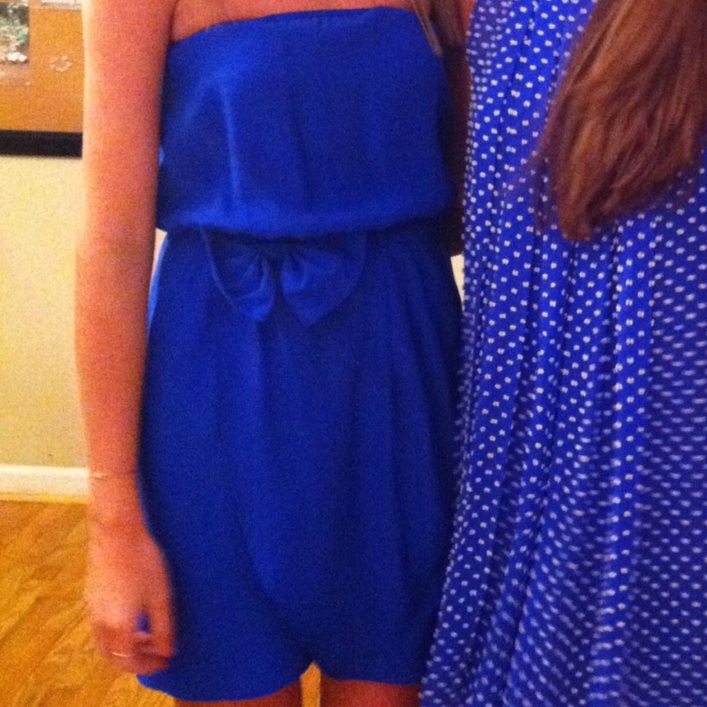 Amanda Uprichard Blue Silk Dress